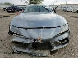 2021 Toyota GR Supra 3.0 with VIN WZ1DB0C00MW045841, listed as a Copart auction lot 47755165 with 0 mi miles and Salvage Title. Bid and sale history available at carsss.com. Image 11.