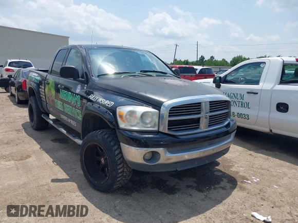 2007 Dodge Ram 1500 SLT with VIN 1D7HA18207S237507, listed as a IAAI auction lot 42081699 with Not Provided miles. Bid and sale history available at carsss.com. Image 1.