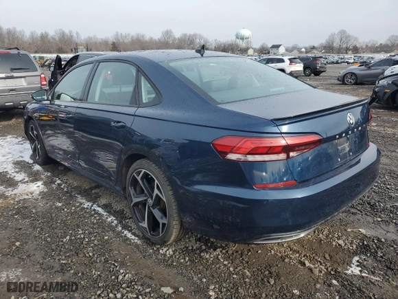 2020 Volkswagen Passat 2.0T R-Line with VIN 1VWMA7A37LC001761, listed as a Copart auction lot 43545755 with 23,513 mi miles and Salvage Title. Bid and sale history available at carsss.com. Image 2.
