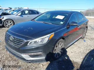 2016 Hyundai Sonata 2.4L Sport with VIN 5NPE34AF5GH310746, listed as a IAAI auction lot 41417142 with 150,117 mi miles. Bid and sale history available at carsss.com. Image 18.