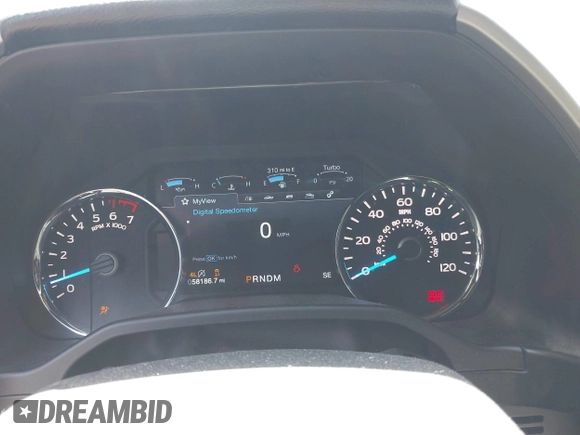 2017 Ford F-150 XL with VIN 1FTEW1EG6HFA29107, listed as a IAAI auction lot 42375043 with 58,186 mi miles and . Bid and sale history available at DreamBid. Image 7.