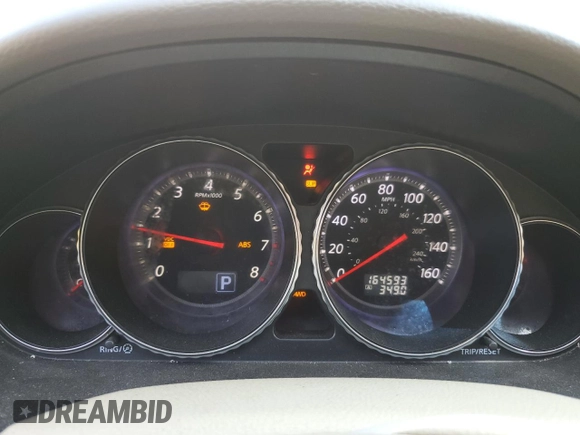 2008 Infiniti M with VIN JNKAY01F98M651369, listed as a Copart auction lot 70966624 with 164,593 mi miles and Salvage Title. Bid and sale history available at DreamBid. Image 9.