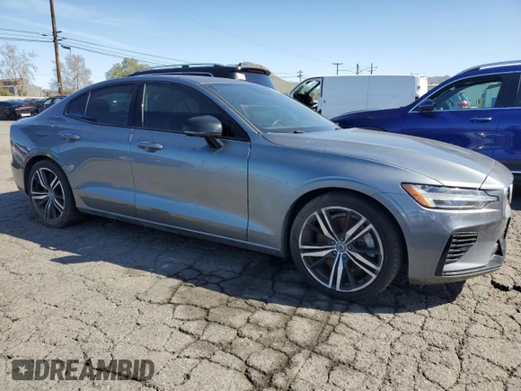 2020 Volvo S60 R-Design with VIN 7JRBR0FM0LG049057, listed as a Copart auction lot 49151915 with 50,919 mi miles and Clean Title. Bid and sale history available at carsss.com. Image 4.
