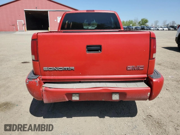 2000 GMC Sonoma SLS z VIN 1GTCS19W0Y8262960, wystawiony jako Copart lot #56512435 z przebiegiem 243 662 mil mil oraz Tytuł czysty. Historia ofert i sprzedaży dostępna na DreamBid. Obrazek 6.