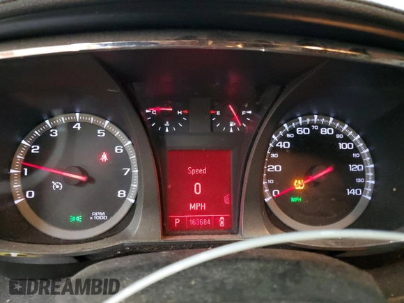2011 GMC Terrain SLT-1 with VIN 2CTFLVEC5B6411961, listed as a Copart auction lot 56768105 with 163,684 mi miles and Salvage title. Bid and sale history available at DreamBid. Image 9.