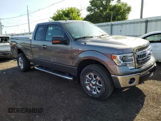 2014 Ford F-150 XL with VIN 1FTFX1EFXEFB09076, listed as a Copart auction lot 62085865 with 113,078 mi miles and Clean title. Bid and sale history available at DreamBid. Image 4.