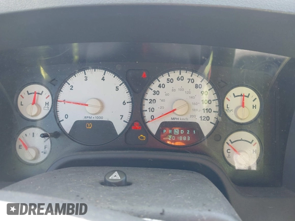 2008 Dodge 1500 SLT with VIN 1D7HA18268S599634, listed as a IAAI auction lot 41378572 with 201,883 mi miles and . Bid and sale history available at DreamBid. Image 7.