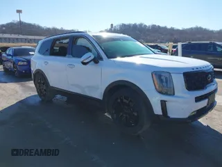 2021 Kia Telluride SX with VIN 5XYP5DHC4MG163336, listed as a IAAI auction lot 41613312 with 88,311 mi miles. Bid and sale history available at carsss.com. Image 1.