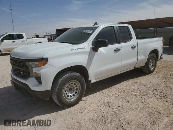 2022 Chevrolet Silverado 1500 Work Truck with VIN 1GCRDAED7NZ506649, listed as a Copart auction lot 46708605 with 91,628 mi miles and Clean Title. Bid and sale history available at DreamBid. Image 1.