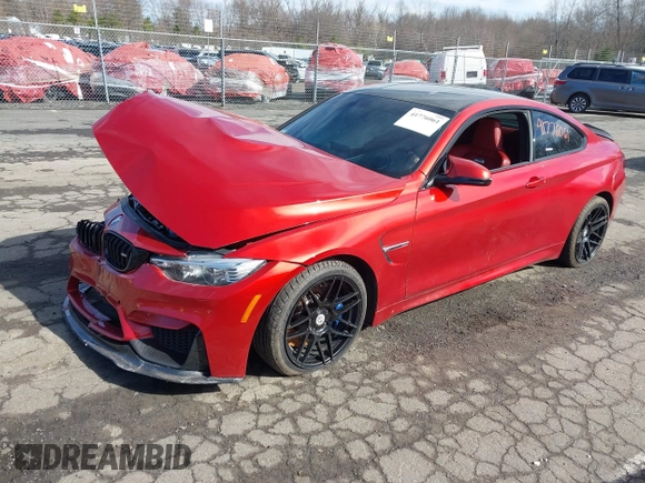 2015 BMW M4 with VIN WBS3R9C54FK329689, listed as a IAAI auction lot 41776061 with Not Provided miles. Bid and sale history available at carsss.com. Image 18.