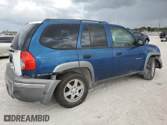 2006 Isuzu Ascender S z VIN 4NUDS13S062700570, wystawiony jako Copart lot #54920305 z przebiegiem 158 263 mil mil oraz Szkoda całkowita • Salvage title. Historia ofert i sprzedaży dostępna na DreamBid. Obrazek 3.