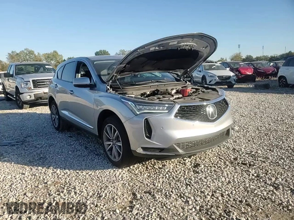2023 Acura RDX w/Technology Package with VIN 5J8TC2H55PL014387, listed as a Copart auction lot 76123924 with 20,110 mi miles and Salvage Title. Bid and sale history available at carsss.com. Image 12.