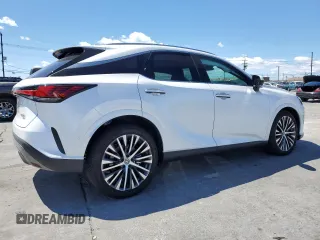 2024 Lexus RX with VIN 2T2BBMCA8RC057432, listed as a Copart auction lot 51347915 with 10,327 mi miles and Salvage Title. Bid and sale history available at carsss.com. Image 3.