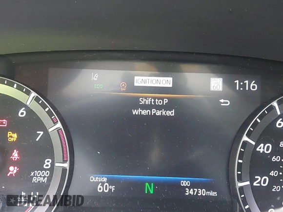 2021 Toyota Highlander Limited z VIN 5TDYZRAH1MS526643, wystawiony jako IAAI lot #41920215 z przebiegiem 34 730 mil mil oraz . Historia ofert i sprzedaży dostępna na DreamBid. Obrazek 7.