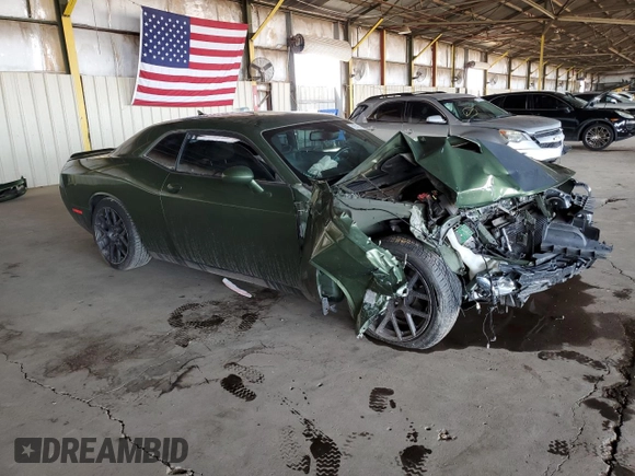 2018 Dodge Challenger R/T with VIN 2C3CDZBTXJH168873, listed as a Copart auction lot 59748545 with 76,193 mi miles and Salvage title. Bid and sale history available at DreamBid. Image 4.
