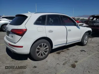 2015 Audi Q5 Premium with VIN WA1CFAFP1FA134101, listed as a Copart auction lot 57361955 with Not provided miles and Salvage title. Bid and sale history available at DreamBid. Image 3.