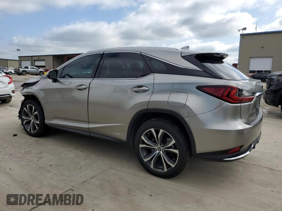 2020 Lexus RX 450h with VIN 2T2HGMDA0LC055045, listed as a Copart auction lot 55824265 with 32,378 mi miles and Salvage title. Bid and sale history available at DreamBid. Image 2.