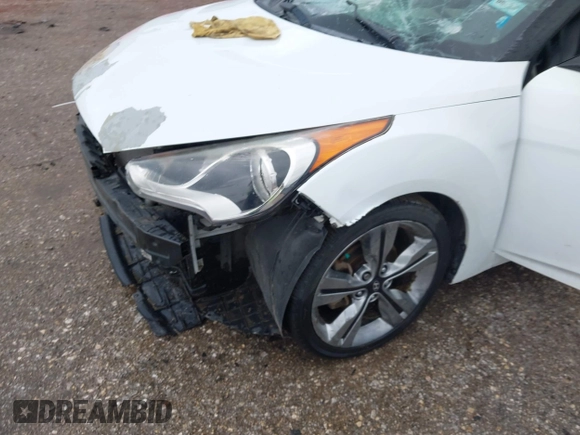 2016 Hyundai Veloster with VIN KMHTC6AD8GU248553, listed as a IAAI auction lot 42174244 with Not provided miles and . Bid and sale history available at DreamBid. Image 6.
