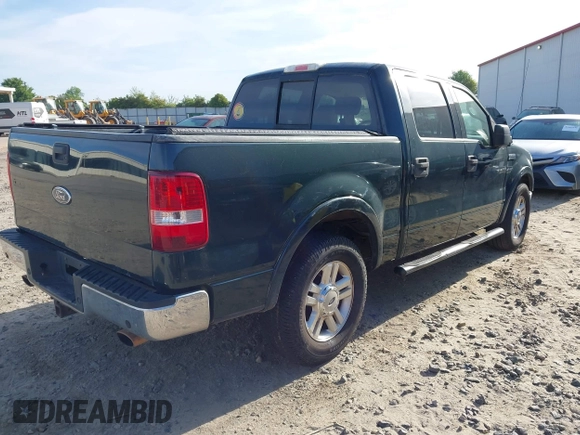 2004 Ford F-150 XLT with VIN 1FTPW12554KB97317, listed as a IAAI auction lot 42076458 with 234,619 mi miles. Bid and sale history available at carsss.com. Image 4.