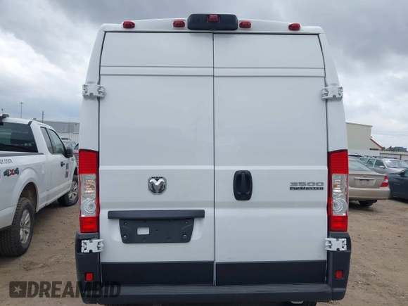 2025 Ram ProMaster Cargo with VIN 3C6MRVHG8SE548996, listed as a IAAI auction lot 42136697 with 3,166 mi miles and . Bid and sale history available at DreamBid. Image 15.
