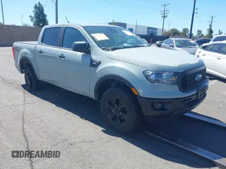 2023 Ford Ranger XL with VIN 1FTER4EH8PLE25251, listed as a IAAI auction lot 41566676 with 39,928 mi miles. Bid and sale history available at carsss.com. Image 1.
