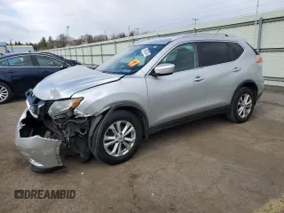 2015 Nissan Rogue SV with VIN KNMAT2MV4FP538021, listed as a Copart auction lot 50492205 with 117,858 mi miles and Salvage Title. Bid and sale history available at carsss.com. Image 1.