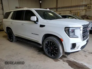 2023 GMC Yukon SLT with VIN 1GKS2BKD3PR511436, listed as a Copart auction lot 51064325 with 39,426 mi miles and Salvage Title. Bid and sale history available at carsss.com. Image 4.