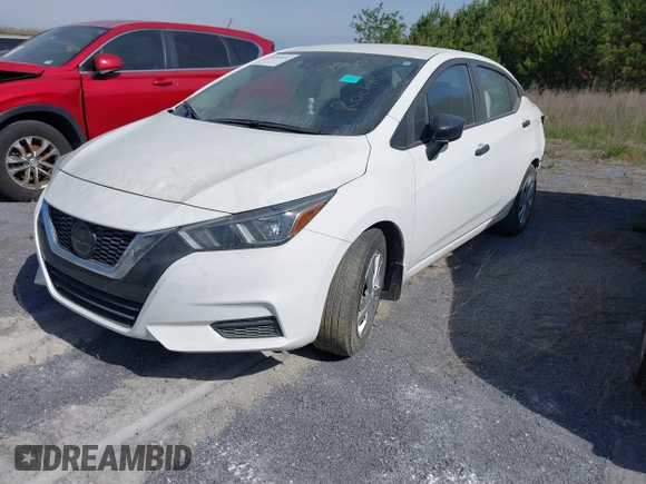 2020 Nissan Versa S with VIN 3N1CN8DV3LL887235, listed as a IAAI auction lot 39765652 with 71,314 mi miles. Bid and sale history available at carsss.com. Image 2.