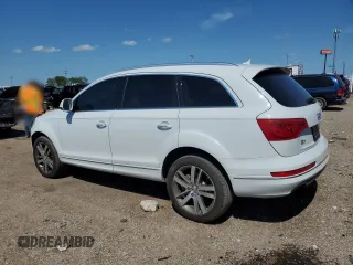 2012 Audi Q7 Premium Plus with VIN WA1LGAFE1CD007726, listed as a Copart auction lot 61665715 with 143,108 mi miles and Clean title. Bid and sale history available at DreamBid. Image 2.