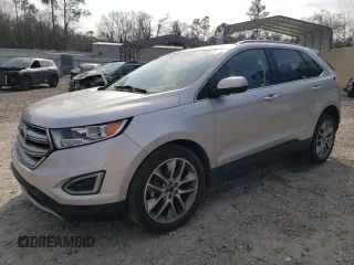 2016 Ford Edge Titanium with VIN 2FMPK3K91GBB47650, listed as a Copart auction lot 44604005 with 55,156 mi miles and Salvage Title. Bid and sale history available at carsss.com. Image 1.