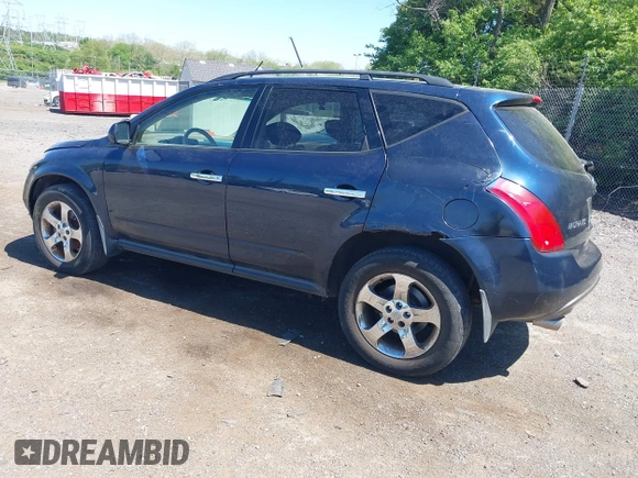 2003 Nissan Murano SL with VIN JN8AZ08W63W234605, listed as a IAAI auction lot 42147336 with Not Provided miles and . Bid and sale history available at DreamBid. Image 3.
