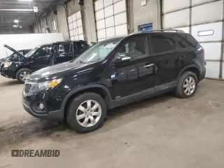 2013 Kia Sorento LX with VIN 5XYKTDA63DG372443, listed as a Copart auction lot 46249835 with 211,393 mi miles and Non repairable. Bid and sale history available at DreamBid. Image 1.