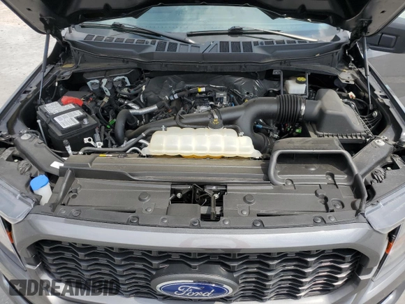 2023 Ford F-150 XL with VIN 1FTEW1EP0PKE85934, listed as a Copart auction lot 50200845 with 8,426 mi miles and Salvage Title. Bid and sale history available at carsss.com. Image 12.