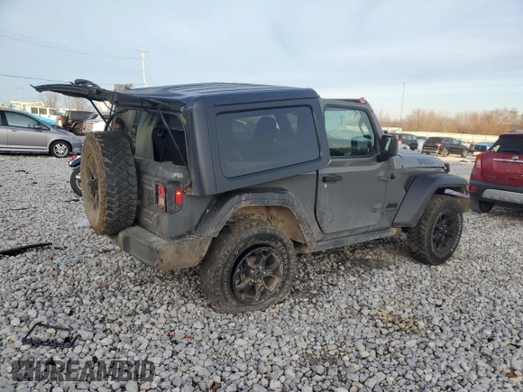 2021 Jeep Wrangler Sport S with VIN 1C4HJXAG4MW719355, listed as a Copart auction lot 80171574 with 62,948 mi miles and Non Repairable. Bid and sale history available at DreamBid. Image 3.