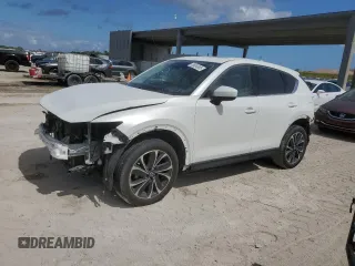 2023 Mazda CX-5 S Premium with VIN JM3KFBDM6P0146078, listed as a Copart auction lot 55654665 with 13,645 mi miles and Salvage Title. Bid and sale history available at DreamBid. Image 1.