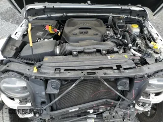2021 Jeep Wrangler Unlimited Sahara with VIN 1C4HJXEN7MW563272, listed as a Copart auction lot 57398575 with 73,861 mi miles and Salvage title. Bid and sale history available at DreamBid. Image 12.