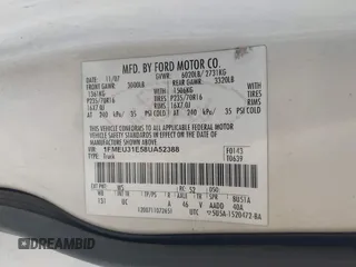 2008 Ford Explorer Sport Trac XLT с VIN 1FMEU31E58UA52388, выставлен на аукционе IAAI как лот 42682159 с пробегом 153 835 миль миль и . История ставок и продаж доступна на DreamBid. Изображение 9.