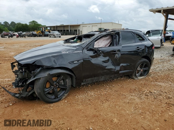 2017 Jaguar F-Pace 35t R-Sport with VIN SADCL2BV6HA084490, listed as a Copart auction lot 54695025 with Not provided miles and Salvage title. Bid and sale history available at DreamBid. Image 1.