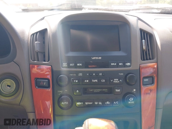 2002 Lexus RX 300 with VIN JTJHF10U720256520, listed as a IAAI auction lot 42074976 with 198,551 mi miles and . Bid and sale history available at DreamBid. Image 13.