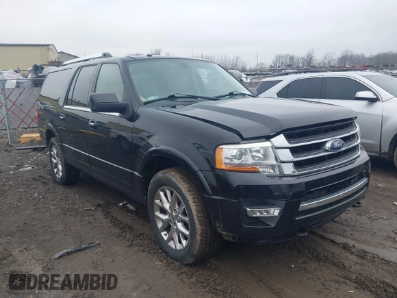 2015 Ford Expedition Max Limited with VIN 1FMJK2AT5FEF27137, listed as a IAAI auction lot 41680823 with 327,425 mi miles and . Bid and sale history available at DreamBid. Image 1.