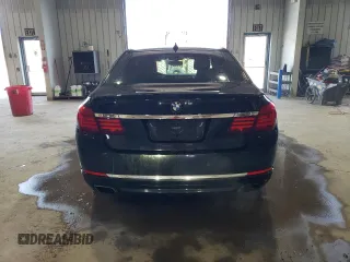 2014 BMW 7 Series 740Li xDrive with VIN WBAYF4C59ED281857, listed as a Copart auction lot 46331045 with 154,696 mi miles and Salvage Title. Bid and sale history available at carsss.com. Image 6.