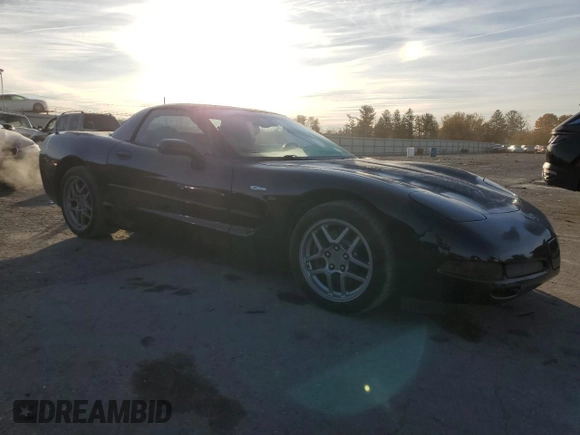 2003 Chevrolet Corvette Z06 with VIN 1G1YY12S135106781, listed as a Copart auction lot 78171214 with 53,259 mi miles and Salvage Title. Bid and sale history available at carsss.com. Image 4.