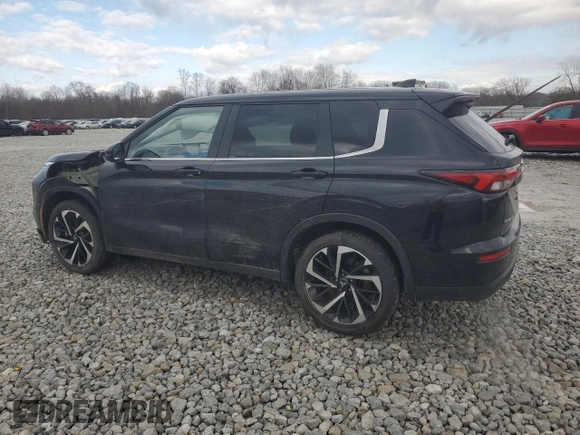 2022 Mitsubishi Outlander ES with VIN JA4J4TA88NZ061740, listed as a Copart auction lot 46396305 with 62,364 mi miles and Salvage Title. Bid and sale history available at carsss.com. Image 2.