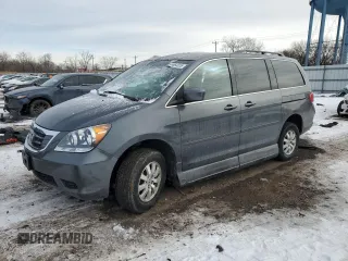 2010 Honda Odyssey EX with VIN 5FNRL3H49AB042452, listed as a Copart auction lot 45664325 with 76,521 mi miles and Salvage Title. Bid and sale history available at carsss.com. Image 1.