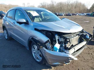 2019 Honda HR-V EX-L with VIN 3CZRU6H71KM706288, listed as a IAAI auction lot 41600575 with 76,645 mi miles. Bid and sale history available at carsss.com. Image 17.