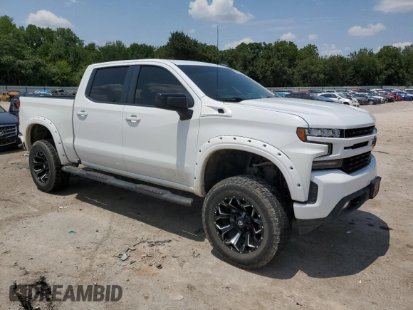 2019 Chevrolet Silverado 1500 with VIN 0K1175584768, listed as a Copart auction lot 63298294 with 63,769 mi miles and Clean Title. Bid and sale history available at DreamBid. Image 4.