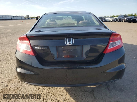 2013 Honda Civic Cpe LX with VIN 2HGFG3B59DH504100, listed as a Copart auction lot 52367335 with 108,208 mi miles and Salvage Title. Bid and sale history available at carsss.com. Image 6.
