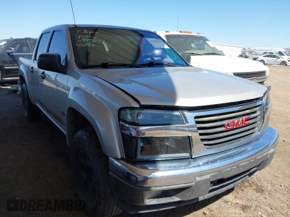 2007 GMC Canyon SLE2 with VIN 1GTDT13E578120801, listed as a IAAI auction lot 42101326 with 202,929 mi miles and . Bid and sale history available at DreamBid. Image 1.