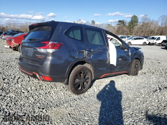 2024 Subaru Forester Sport with VIN JF2SKAGC1RH455920, listed as a Copart auction lot 87082804 with 0 mi miles and Salvage Title. Bid and sale history available at carsss.com. Image 3.