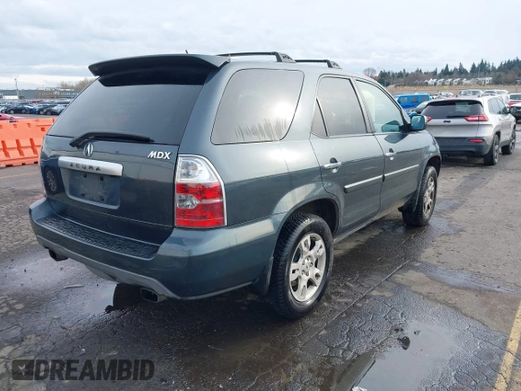 2006 Acura MDX Touring w/Navi with VIN 2HNYD18826H505995, listed as a IAAI auction lot 41494245 with 100,825 mi miles. Bid and sale history available at carsss.com. Image 4.